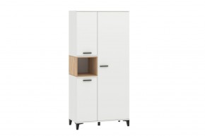Гостиная "Bergen" (модульная) Белый /Дуб бунратти в Ревде - revda.mebel24.online | фото 10