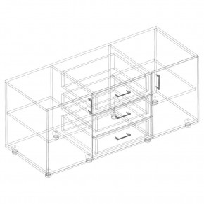 Гостиная "Сандра" (модульная) в Ревде - revda.mebel24.online | фото 25