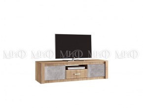 ТЕРРА Гостиная МДФ (модульная) Бетон темный/дуб сонома в Ревде - revda.mebel24.online | фото 2