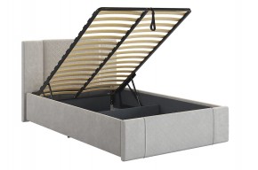 ХЛОЯ Кровать 1200 с ПМ (галька велюр) в Ревде - revda.mebel24.online | фото