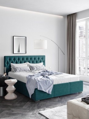 Интерьерная Кровать Октавия Бирюзовый 1600х2000 в Ревде - revda.mebel24.online | фото 1