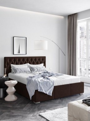 Интерьерная Кровать Октавия Коричневый  1600х2000 в Ревде - revda.mebel24.online | фото