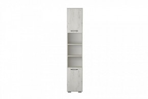 ИТАЛИЯ П-400 Пенал 2дв. (дуб крафт белый) в Ревде - revda.mebel24.online | фото