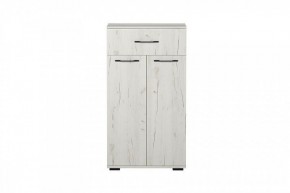 ИТАЛИЯ Зеркало 600/Тумба Комби ТК 600 (дуб крафт белый) в Ревде - revda.mebel24.online | фото 3