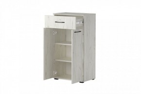 ИТАЛИЯ Зеркало 600/Тумба Комби ТК 600 (дуб крафт белый) в Ревде - revda.mebel24.online | фото 4
