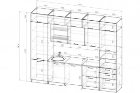 ЖАСМИН Кухонный гарнитур Экстра 5 (3000 мм) в Ревде - revda.mebel24.online | фото 2