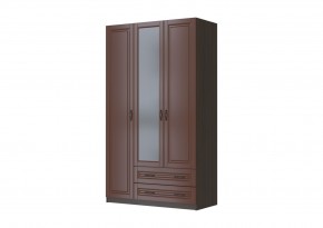 КАНТРИ Шкаф ШР-3 с 1 зерк. (орех) ЛАК в Ревде - revda.mebel24.online | фото