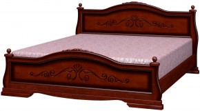 КАРИНА-1 Кровать из массива 1600 (Орех) в Ревде - revda.mebel24.online | фото
