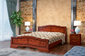 КАРИНА-6 Кровать из массива 1400 (Орех) в Ревде - revda.mebel24.online | фото