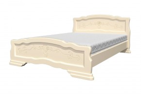 КАРИНА-6 Кровать из массива 1400 (Слоновая кость) в Ревде - revda.mebel24.online | фото