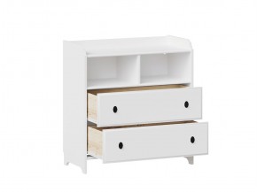Комод 02 Вествик с двумя ящиками, массив сосны, цвет белый в Ревде - revda.mebel24.online | фото 4