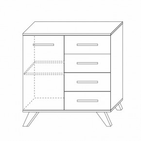Комод 900 Вега Скандинавия в Ревде - revda.mebel24.online | фото 7