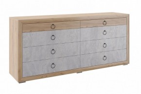 Комод большой Глэдис М27 (Дуб Золотой/Цемент светлый) в Ревде - revda.mebel24.online | фото