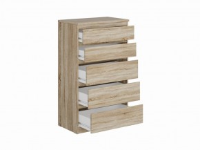 Комод КАСТОР с пятью ящиками, цвет Дуб Сонома в Ревде - revda.mebel24.online | фото 2