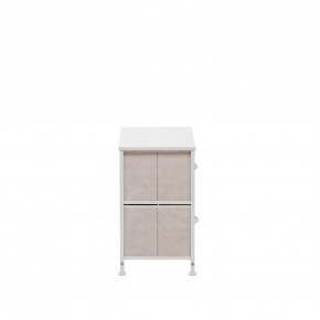 Комод Leset Линкс 2 ящ. (к/з), Каркас Белый, ящики Белые в Ревде - revda.mebel24.online | фото 4
