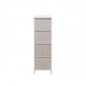 Комод Leset Линкс 4 ящ. (к/з), Каркас Белый, ящики Белые в Ревде - revda.mebel24.online | фото 4