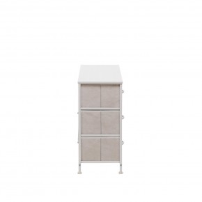 Комод Leset Линкс 6 ящ. (к/з), Каркас Белый, ящики Белые в Ревде - revda.mebel24.online | фото 4