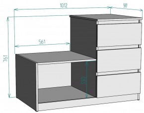 Комод Мальта K207 в Ревде - revda.mebel24.online | фото 2