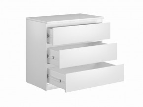 Комод МАЛЬТА с тремя выдвижными ящиками, цвет белый в Ревде - revda.mebel24.online | фото 3