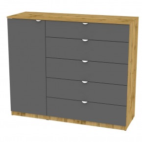 Комод "Калисто (K40)" ручка торцевая (ДВ-Графит) в Ревде - revda.mebel24.online | фото