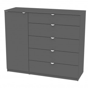 Комод "Калисто (K40)" ручка торцевая (Графит) в Ревде - revda.mebel24.online | фото