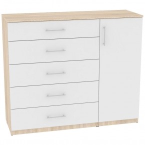 Комод "Калисто (K41)" ручка рейлинг (ДСС-Белый) в Ревде - revda.mebel24.online | фото