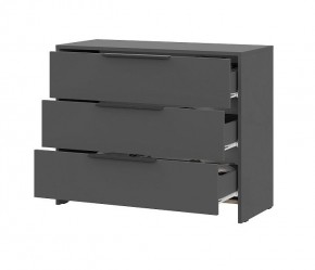 Комод "Камелия 1" 3 ящика Графит серый в Ревде - revda.mebel24.online | фото 3