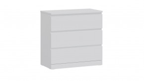 Комод Варма 3 с тремя выдвижными ящиками, цвет белый в Ревде - revda.mebel24.online | фото
