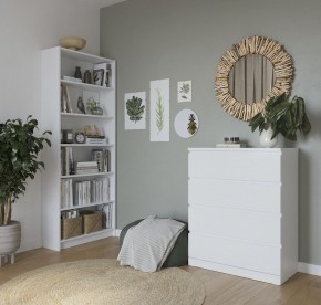 Комод Варма 4 с четырьмя выдвижными ящиками, цвет белый в Ревде - revda.mebel24.online | фото 4