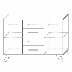 Комодино Вега Скандинавия в Ревде - revda.mebel24.online | фото 5