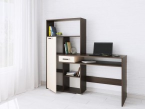 Компьютерный стол Квартет-8 венге/дуб молочный в Ревде - revda.mebel24.online | фото