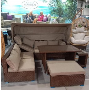 Комплект мебели с диваном AFM-320B-T320 Brown в Ревде - revda.mebel24.online | фото