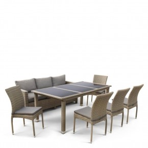 Комплект плетеной мебели T365/S65/Y380B-W65 Light Brown (8+1) в Ревде - revda.mebel24.online | фото 3