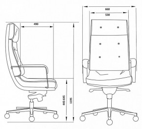 Кресло для руководителя Бюрократ Dao/Black в Ревде - revda.mebel24.online | фото 5