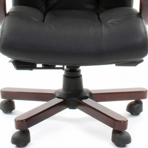 Кресло для руководителя Chairman 421 черный/орех темный, черный в Ревде - revda.mebel24.online | фото 4