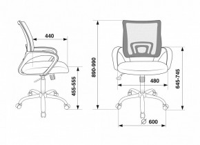 Кресло компьютерное CH-695N/SL/BL/TW-11 в Ревде - revda.mebel24.online | фото 6