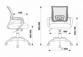 Кресло компьютерное CH-695N/BL/TW-11 в Ревде - revda.mebel24.online | фото 12