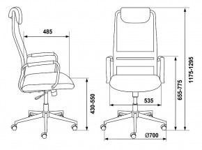 Кресло компьютерное KB-9N/DG/TW-12 в Ревде - revda.mebel24.online | фото 5