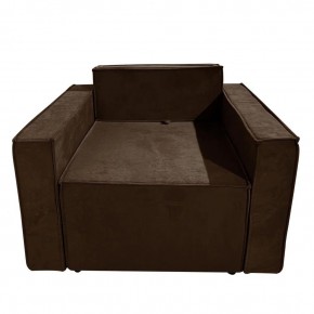 Кресло-кровать Принц КК1-ВК (велюр коричневый) в Ревде - revda.mebel24.online | фото