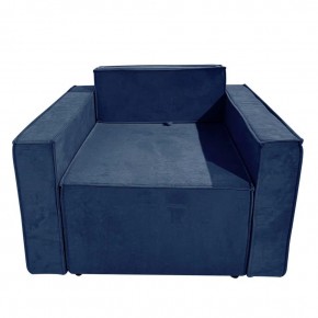 Кресло-кровать Принц КК1-ВСи (велюр синий) в Ревде - revda.mebel24.online | фото