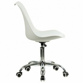 Кресло стул BRABIX "Eames MG-310 CH", хром, пластик белый, экокожа белая, 532923 в Ревде - revda.mebel24.online | фото 3