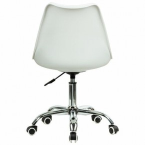 Кресло стул BRABIX "Eames MG-310 CH", хром, пластик белый, ткань серая, 532924 в Ревде - revda.mebel24.online | фото 4