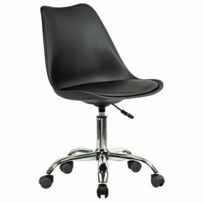 Кресло стул BRABIX "Eames MG-310 CH", хром, пластик черный, экокожа черная, 532925 в Ревде - revda.mebel24.online | фото 2