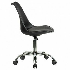 Кресло стул BRABIX "Eames MG-310 CH", хром, пластик черный, экокожа черная, 532925 в Ревде - revda.mebel24.online | фото 3