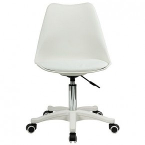 Кресло стул BRABIX "Eames MG-310 PL", пластик белый, экокожа белая, 532926 в Ревде - revda.mebel24.online | фото 1