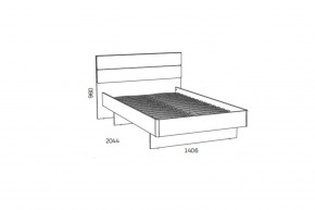 Кровать 1200х2000 "Морти" НМ 041.20 Х с основанием в Ревде - revda.mebel24.online | фото 7