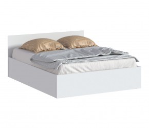 Кровать (1600) Бруклин СБ-3359 с основанием и ПМ (Белый) в Ревде - revda.mebel24.online | фото