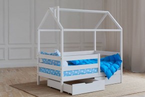 Кровать-домик 80*160 Белый в Ревде - revda.mebel24.online | фото 3