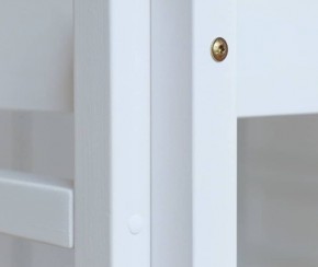 Кровать-домик двухъярусная 80*190 Белый в Ревде - revda.mebel24.online | фото 3