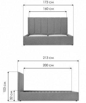 Кровать двуспальная Афродита-3 в Ревде - revda.mebel24.online | фото 11